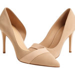 L.A.M.B. . - Suede & Leather Pointed Toe Heels Nude Sz 10 Photo 0