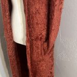 Free People  Rust Long Cardigan Photo 9