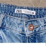ZARA  mid waist ultra wide leg jeans sz 4 true to size Photo 4