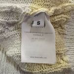 Dunst Striped Cable Knit Short Sleeve Sweater Top Size S Yellow Photo 8