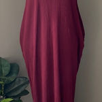 Lulus  Maxi Boho Dress Maroon Sz S/M Photo 0