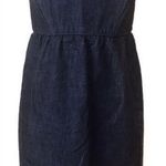 Gap Strapless Stretch Cotton Denim mini Dress Size 0 Photo 0