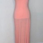 Derek Heart Creamsicle orange razorback lace back maxi dress Photo 0