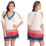 Nanette Lepore Marseilles Nautical Tunic Cover Up Large Photo 1