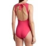 Tommy Bahama  Pearl High Neck‎ 1 Piece Swimsuit Coral Coast Size 4 Photo 1