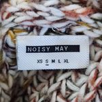 Noisy May Multi-Color Chunky Knit Sweater Vest Size Small Cropped Vest Photo 6