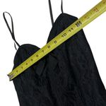 Vintage Nuance 70’s Black Lace Tiered Gothic Fairy Ethereal Prom Dress Size 5(S) Photo 9