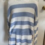 Sincerely Jules NWT XL blue/white stripe sweater knit lounge wear. Photo 0