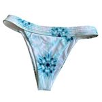 Devon Windsor Everly Tie-Dye Bikini Bottom Sz Small Blue & White Photo 2