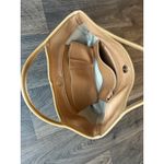 Faux Leather Tan Handbag Photo 3