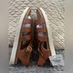 a.n.a a. n.‎ a. Women's Nilo strap Sandals,  Cognac Brown, Sz 11 Photo 2