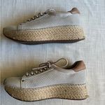 OTBT  Cream and Tan Platform Sneakers-size 8M Photo 4