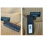 Banana Republic Filpucci Seamless Sweater Ribbed Tan Medium NWT Photo 2