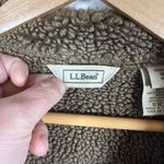 VINTAGE L.L. Bean Women’s Suede Sherpa Lined Long Coat Brown Size M Size M Photo 8