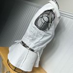 Alexander Wang  White Sleeveless Button Down  cut out Shirt size 4 Photo 6