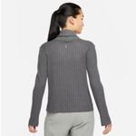 Nike NWT  Women's Yoga Luxe Ribbed Cover-Up Sweater DD5828-010 Photo 2