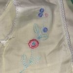 Lati Fashion large women’s yellow intimates long night gown embroidered flowers Photo 3