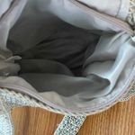 Embroidered Crochet Floral Crossbody Bag Beach Summer Vacation Casual Gray Photo 5