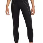 Nike NWT YOGA DRI-FIT HIGH-WAISTED 78 METALLIC TRIM LEGGINGS XS Photo 0