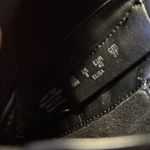 Naturalizer  Elisa Black Leather Ankle Boots Overlapping Ring Hardware Size 10 40 Photo 7