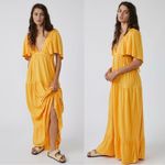 Free People Beach La La Maxi Dress Bird of Paradise Size XL Bohemian Goddess Photo 1