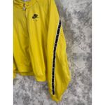 Nike  Air Plus Size Yellow Full Zip Cropped Track Jacket‎ Logo Sleeve Athleisure Photo 4
