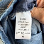 Mustard Seed Denim Sleeveless Romper Photo 5