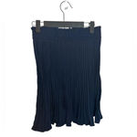 H&M NWT Navy Blue Pleated Flounce Skirt Photo 1