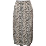 American Eagle Gray & Cream Mesh Bodycon Modi Skirt Size Medium Photo 1