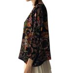 Missoni Blouse Women’s Large Silk Fall Black Floral Boho Flowy Made in Italy Photo 2