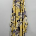 St. John  Floral-Print Cold-Shoulder Silk Crepe De Chine Kaftan Dress Photo 5