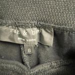 Rag and Bone  Pull On Black Pants Ankle Zip Sz 6 Stretch Knit Skinny Dressy Casual Photo 1