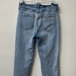 Kensie Blue Ankle Cropped Jeans with Distressed Hem Size 10 Casual Denim Photo 5
