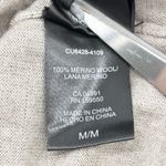 Katherine Barclay  Womens Merino Wool Sweater Size M Neutral Minimal Quiet Luxury Photo 8