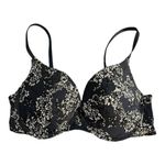 Vince Camuto  Navy & White Floral Bra Size 38C EUC #1757 Photo 0