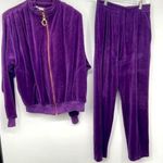 Vintage Jet purple velvet, two piece, pants suit size medium‎ Photo 0