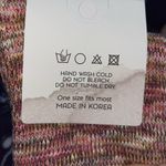 NWT! Three Bird Nest Ruggine Soul Mates Ribbed Knit Socks Pink Photo 4