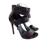 Steve Madden Mira snake print heels size 8 A16 Photo 5