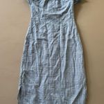 Soft Surroundings Linen Cotton Block Party Midi Shirt Dress Photo 2