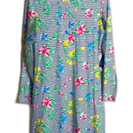 Ibkul ladies athletic long sleeve crew dress in Johanna floral sun protection S Black Photo 0