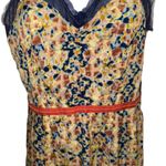 Urban Outfitters  STARING AT STARS Print V-Neck Mesh Trim‎ Sleeveless Dress EUC 4 Photo 4