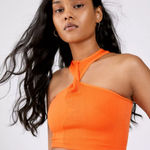 Urban Outfitters Out From Under by  Zelda Seamless Twist Bra Top Tangerine Size M Photo 0