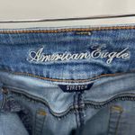 American Eagle  Artist Stretch Crop Jeans Womens 0 Blue Distressed Cotton Photo 6