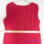 New!  red flare bell sleeve sheath‎ dress, size L, Chico's size 2 Photo 7