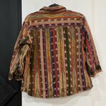 The Territory Ahead Women’s Aztec Print Button Up Shirt Size XL Cotton Western Red Photo 4