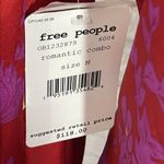 Free People  Red and Purple Floral Aries Mini Dress Photo 7