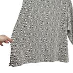 Chico's Chico’s Diamond Chevron Jacquard Knit 3/4 Length Sleeve Blouse Top Photo 11
