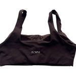 FORM Chocolate Brown Squareneck Bra Size Medium Photo 1
