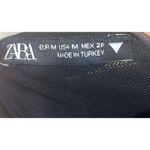 ZARA  Y2K Ruched Sheer Mesh Dress Medium Abstract Purple Pink Black Long Sleeve Photo 1