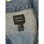 Forever 21 Women's Denim Double Breasted Car Coat by , Sz: Small (b5) Photo 3